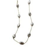 CHOKER PÉROLAS DOURADO