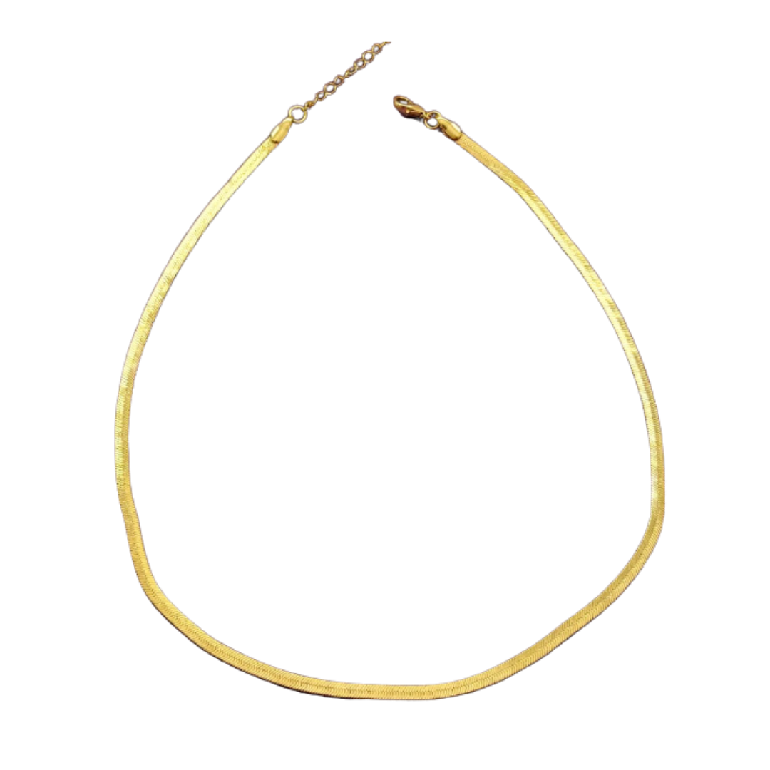 CHOKER FITA DOURADO